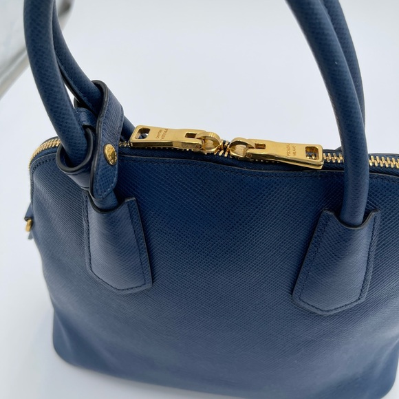 Prada Blue Women's Saffiano Leather - Picture 3 of 11